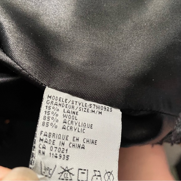 Vintage La Classe Couture Canada Rare Tweed Steam Punk Wool Blend Blazer Jacket - Picture 11 of 13